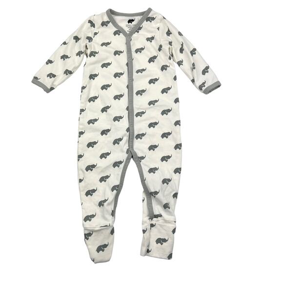 Monica + Andy Organic Elephant Convertible One Piece Sleeper - Picture 1 of 6
